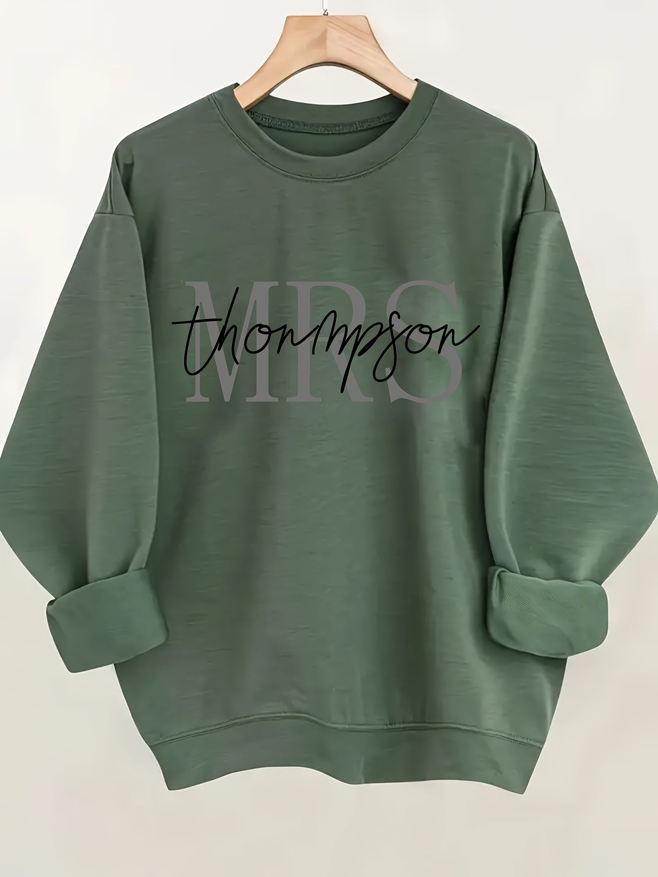 Customized Ladies' And Ladies' Pattern Hoodie - Round Neck Pullover, Casual Long Sleeved Round Neck Hoodie, Machine Washable Daily Comfortable Style, Soft Clothing, Autumn And Winter Sportswear, Seasonal Clothing