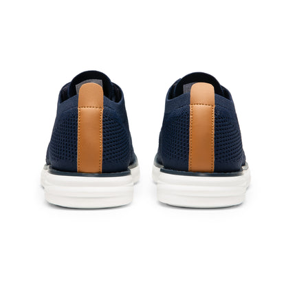 Bruno Marc Men's KnitFlex Breeze Mesh Sneakers Oxfords Lace-Up Lightweight Casual Walking Shoes