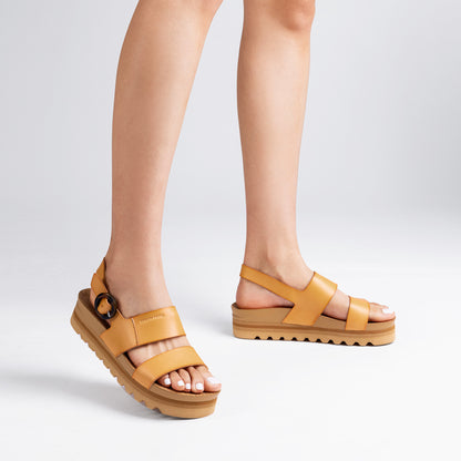 Women's Stylish Platform Espadrille Wedge Sandals Round Toe Summer Causal Shoes Crisscross Band Adjustable Ankle Strap Buckle