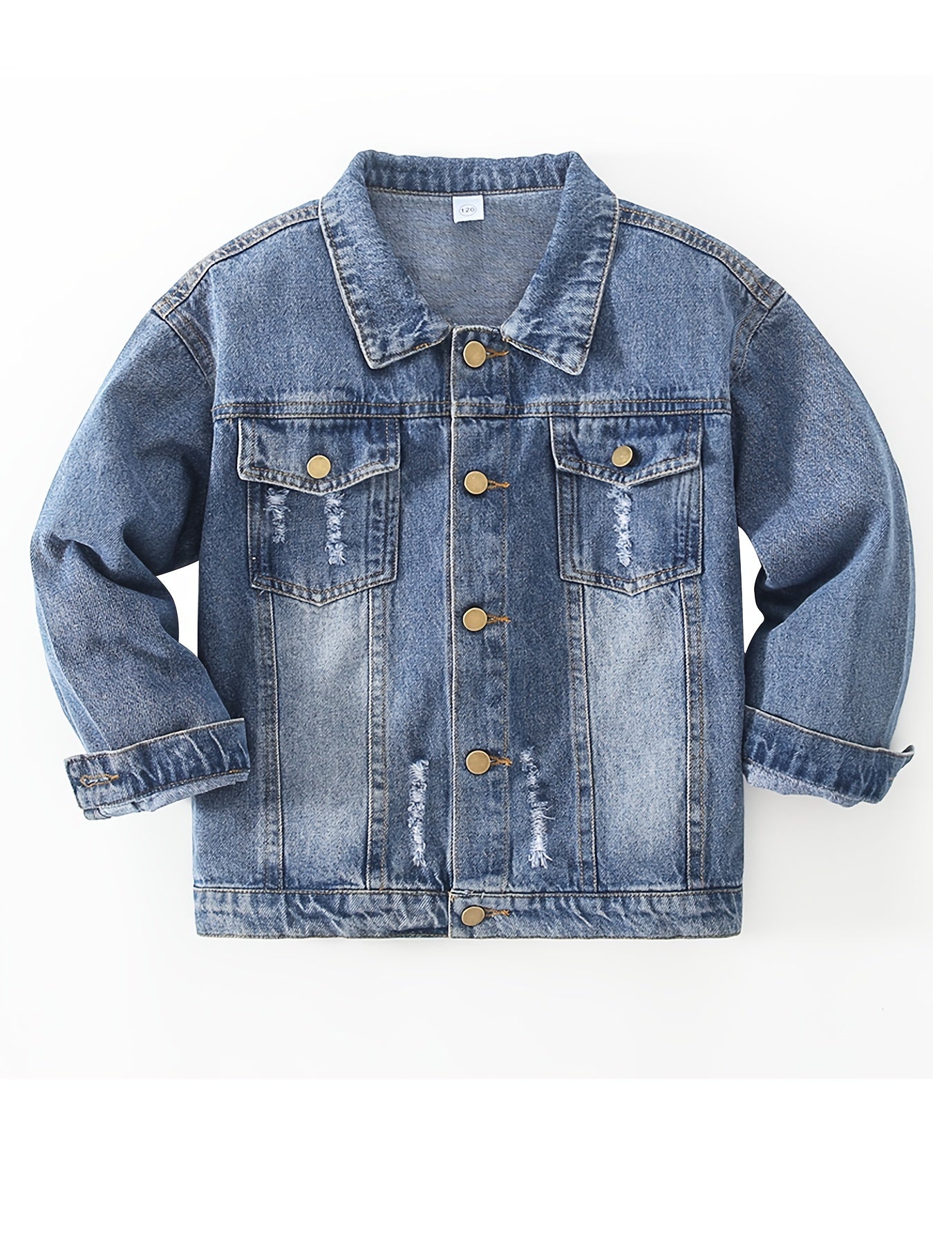 2024 New Kids Girls Boys Basic Jean Jacket Classic Coats Denim Tops Children Casual Outerwear Teen Outfit 5-14 Years