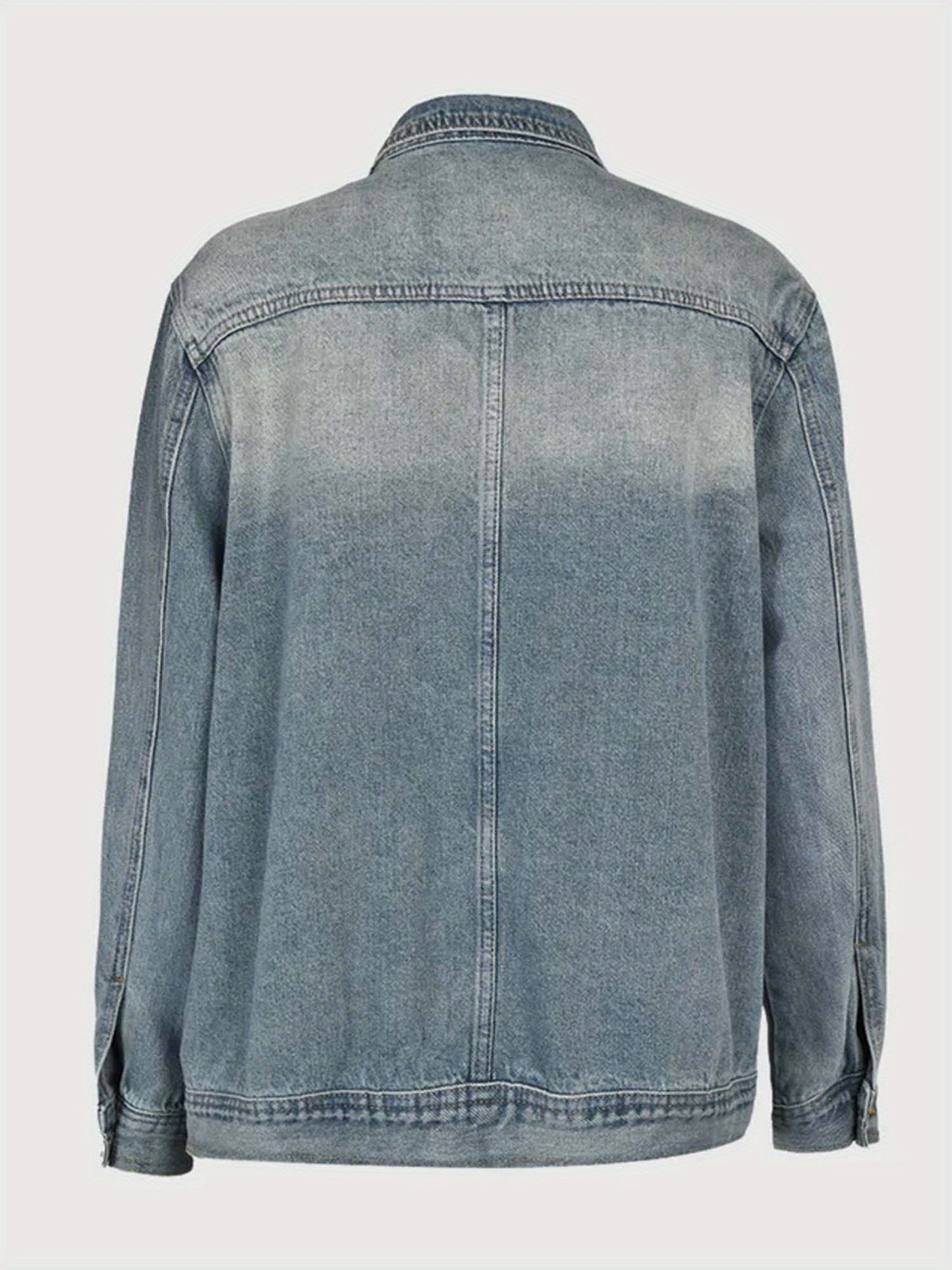 Women's Blue Long-Sleeve Jacket - product view 10