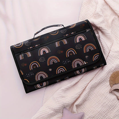 Portable Changing Mat Perfect for Changing Bags Or Changing Tables. One-handed Changing Mat. Travel Changing Mat. Perfect As A Shower Gift, Essential, Unisex Item, Or Christmas, Halloween, Or Thanksgiving Gift.