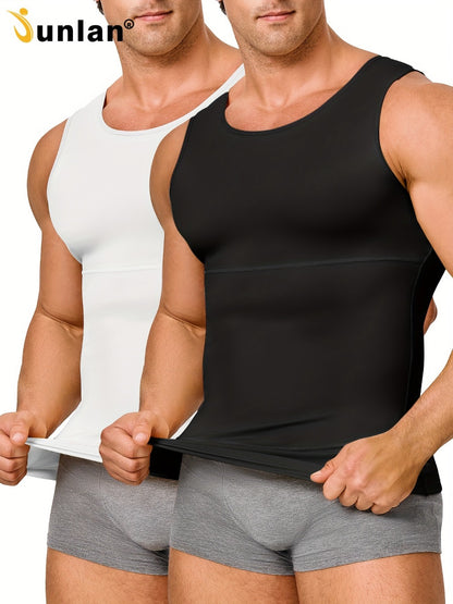 Men's Compression Shapewear Vests 2-Pack