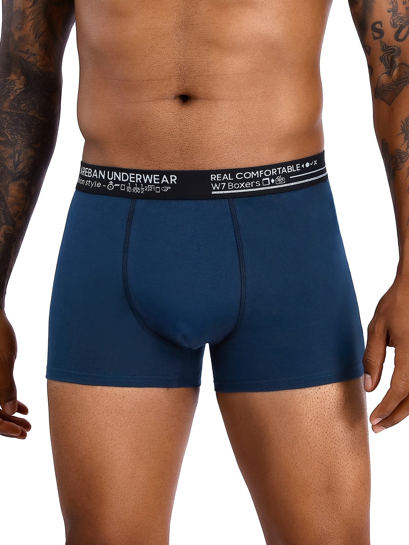 6pcs Pack Cotton Boxer Shorts Men Underwear Soft Male Underpants for Men Briefs Boxershorts Sports