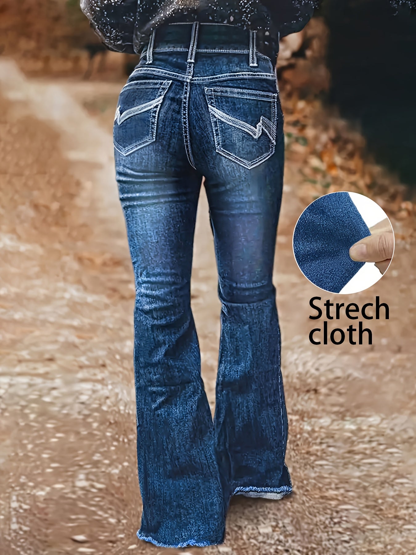 Black High-Waist Jeans - product view 18