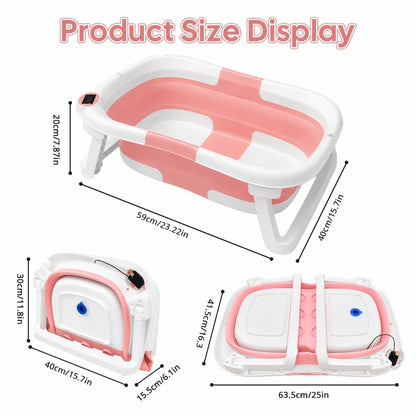 Baby Bathtub - Portable Foldable Travel Soft 3717