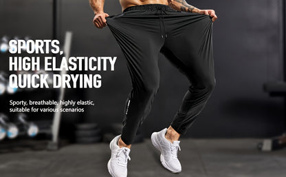Men's Sports Running Gym Workout Pants Lightweight Quick Dry Hiking Pants