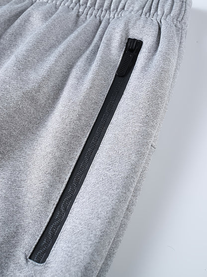 Men'S Sweatpants with Drawstring And Pockets, Regular Fit And Cuffed Sports Trousers for Spring And Autumn Running And Daily Outerwear-Pants for Men