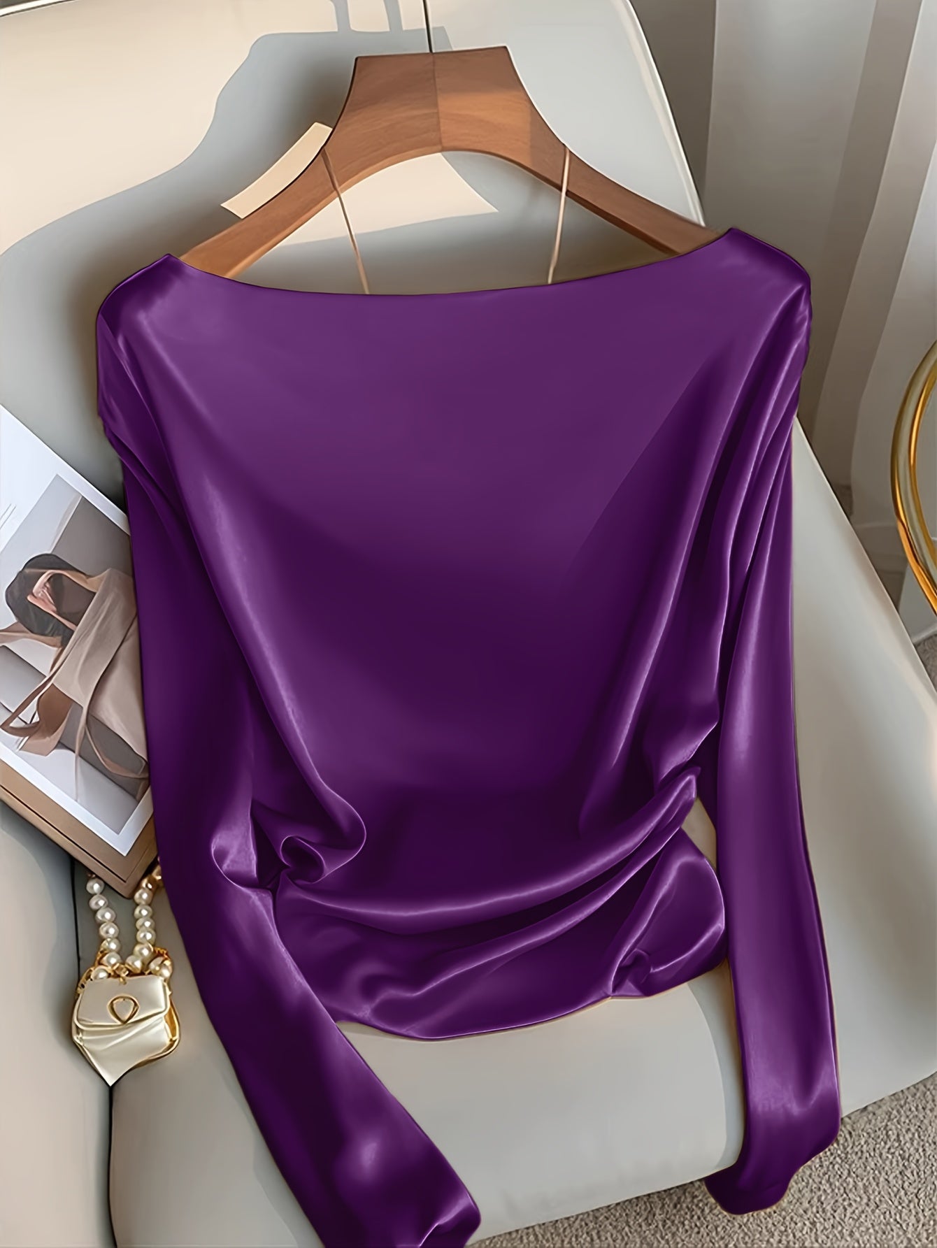 Women'S Elegant Casual Formal Solid Color Long Sleeve Pants Suit