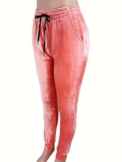 BCCSK Casual Velvet Jogger For Women/ Super Soft Warm Winter Leggings Yoga Pants/ Women'S Clothings