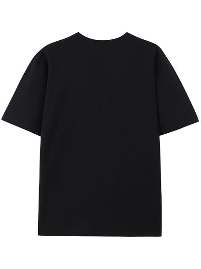 Men's Graphic Print T-Shirt - Classic Neck Short Sleeve 360357