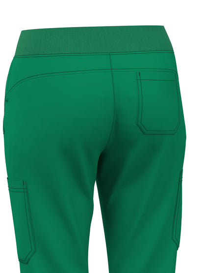 Scrub Pants for Women Jogger Pants with 5 Pockets Rib Waistaband Light Ultra Soft 4 Way Stretch 423