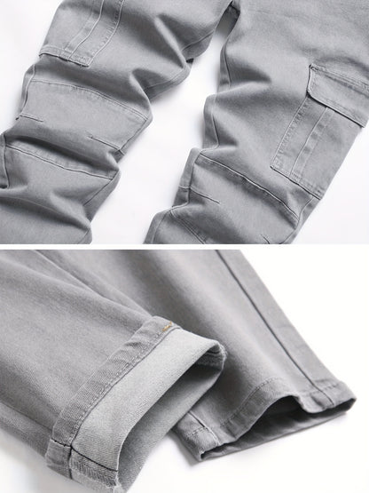 Men'S Slim Fit Jeans Stretch Ripped Skinny Jeans for Men, Fashion Straight Leg Comfort Flex Waist Casual Pants, Pants for Men, Pantalones Para Hombr, Mens Sweatpants