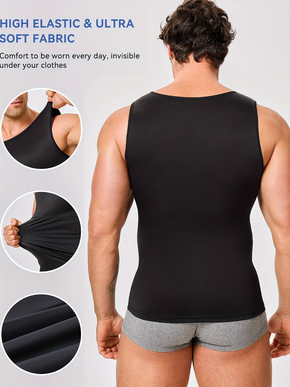 Men's Solid Color Tank Top - Sleeveless 855333