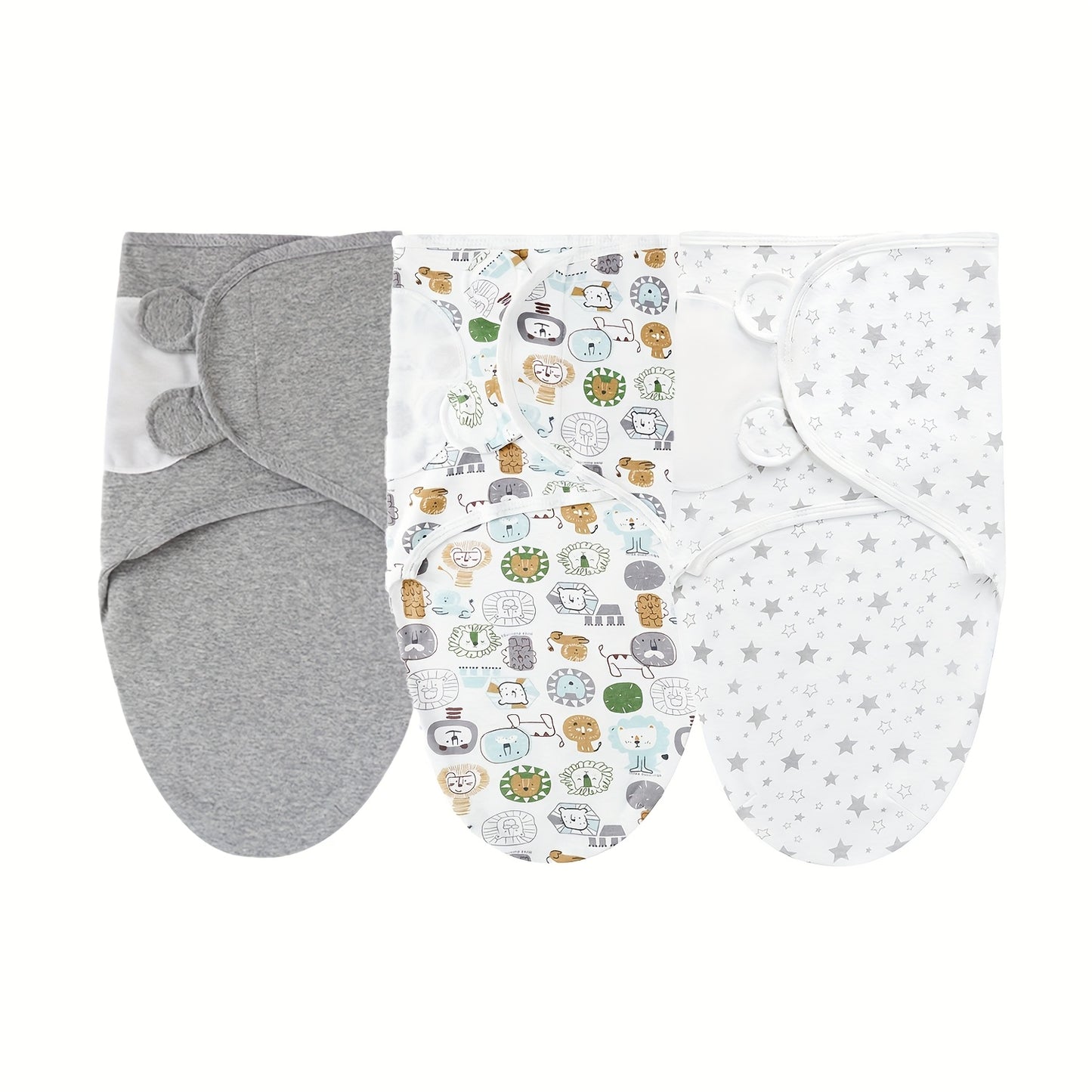 3-pack of Newborn Blankets, Suitable for Male and Female Infants Aged 0-3 Months, with a Womb-like Design, a Great Gift for Newborns.