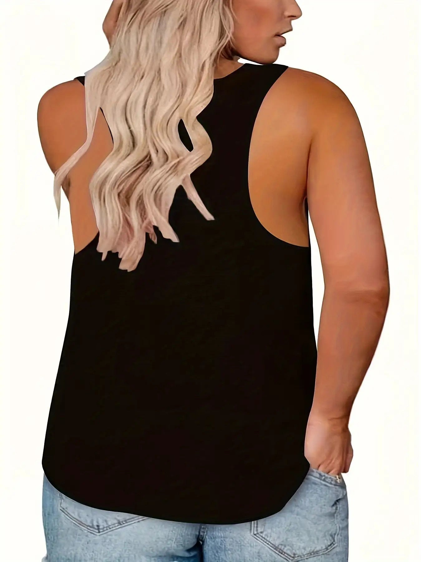 Women'S Vacation-Style Off-Shoulder Tank Top with Red Rose Print, Casual Sleeveless Shirt for Spring/Summer, Machine Washable, and Elastane Blend