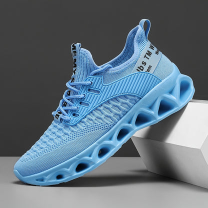 Sneakers, Women's Breathable Running Shoes with Stability Pronation, Solid Color, All-Season, EVA Sole, Fabric Upper, and Normal Support