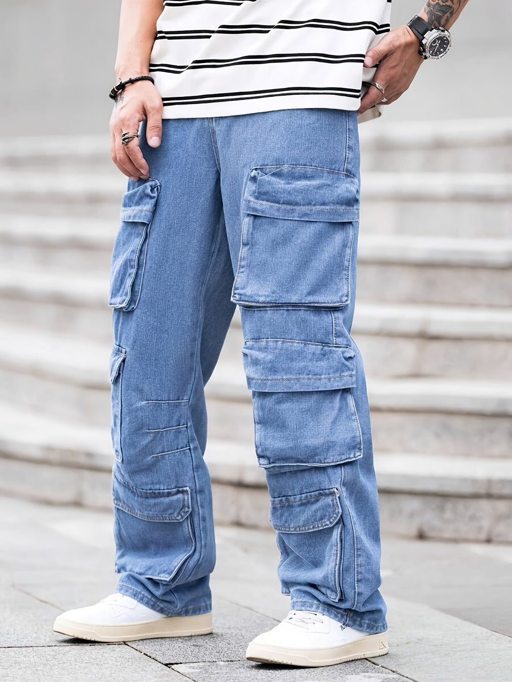 Men's Cargo Pants - Multi Pocket Everyday Style 708965