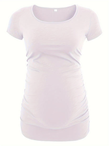 Set of 4 Short Sleeve Maternity Tops for Expecting Mothers
