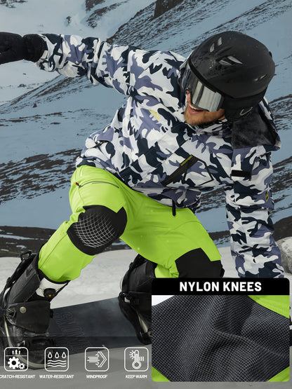 Men's Winter Fleece Pants Outdoor Softshell Pants Thickened Warm Lined Camping Fishing Trekking Hiking Pants Casual Trousers