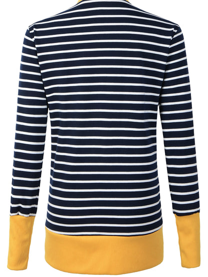Women'S Button Cardigan Long Sleeve Tops Shirts Outwear Solid Ribbed Open Front Cardigan Sweaters