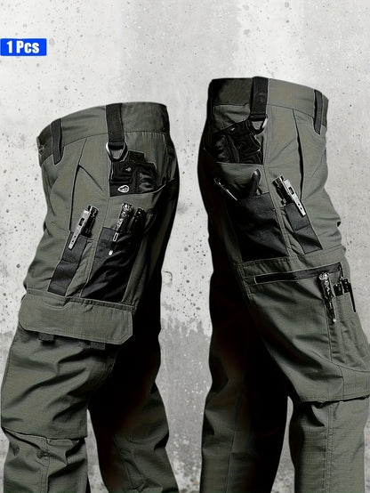Men'S Tactical Cargo Pants - Quick-Dry Lightweight, Multi-Pocket Design, Regular Fit for Hiking, Camping, Outdoor Adventures (Belt Not Included), Hiking Pants, Adventure Clothing, Rugged Style, Scratchresistant Material, Utility Trousers