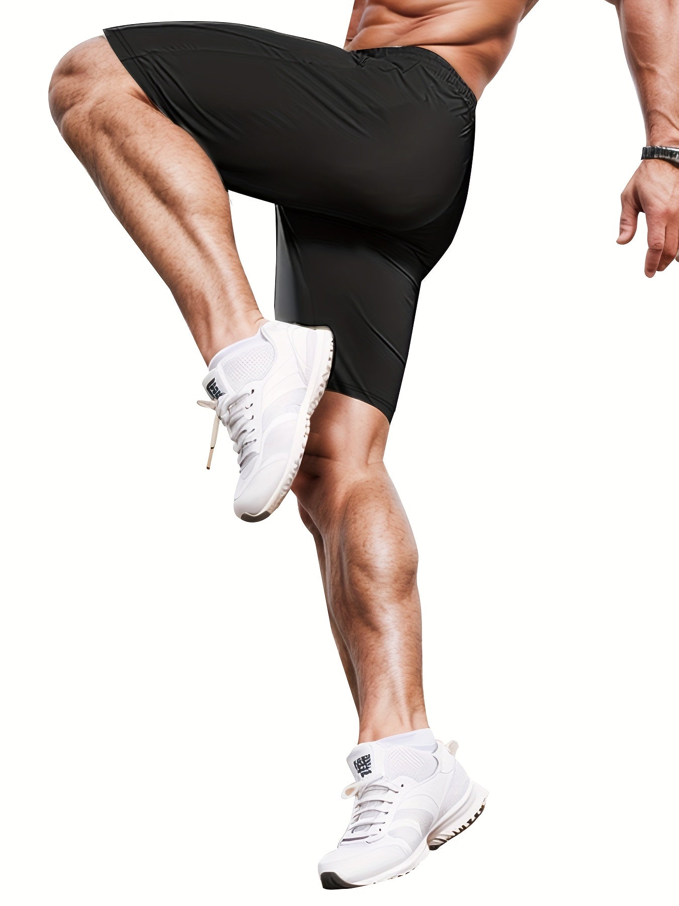 Men's Quick Dry Sports Shorts Summer Breathable Fitness Running Training Pants