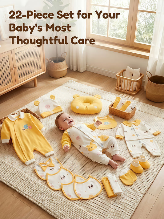 Baby & Toddler Outfit Set – Baby Mixed colors Long-Sleeve Romper – Colorway 89349 – main product image