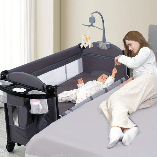 Baby Bassinet - Foldable 5in1 SleeperBeside Crib – main product image