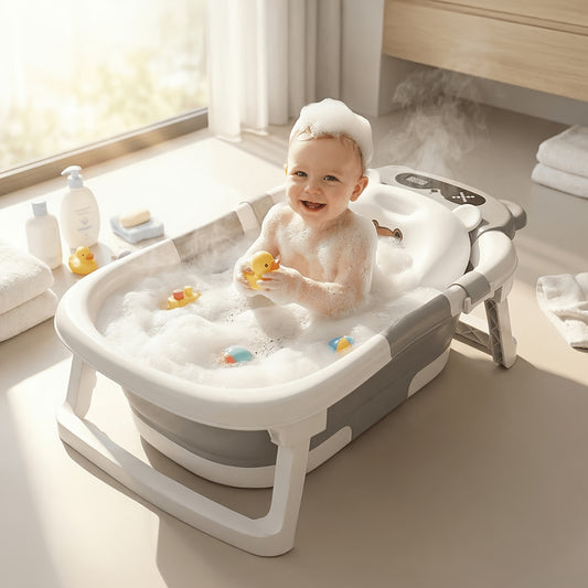 Baby Bathtub - Portable Foldable Travel Soft – main product image
