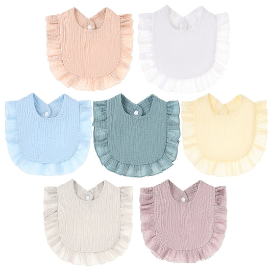 Baby Bib - 7-pack Adjustable Muslin Soft – main product image