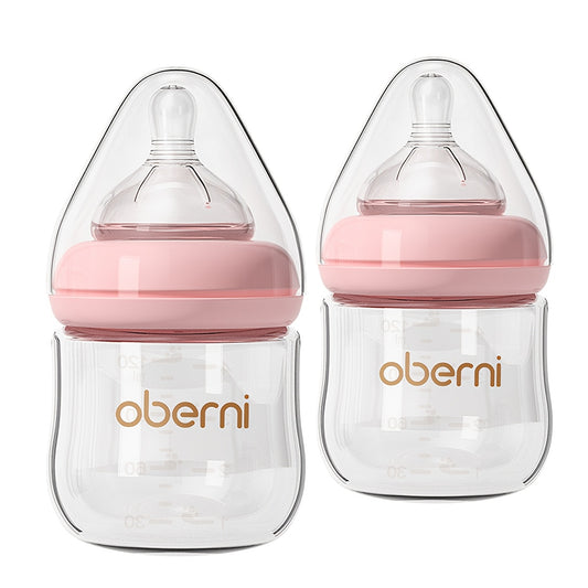 Baby Bottle - Anti-Colic Glass Oberni 4Oz – main product image
