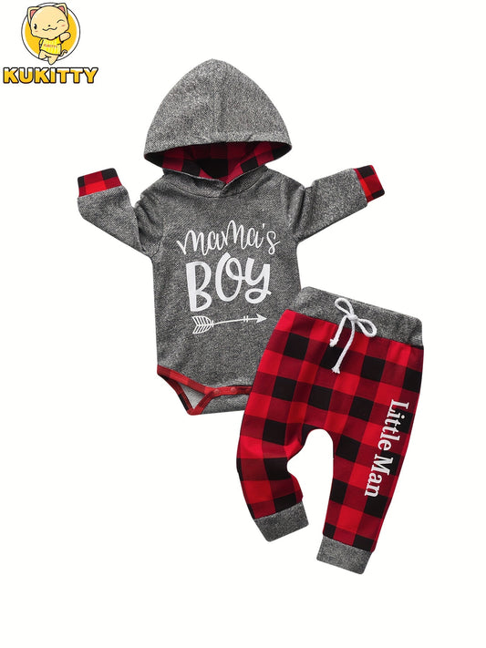 Baby Boy Graphic Outfit Set - Winter – main product image