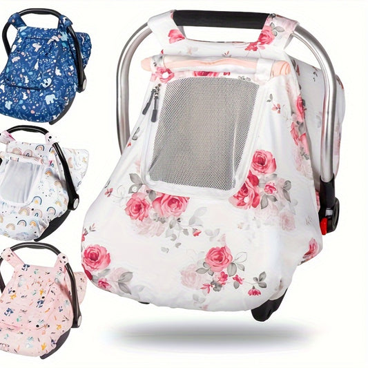 Baby Car Seat Cover - Breathable Soft Minky 3-In-1 – main product image