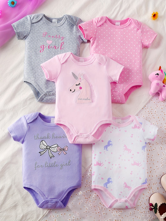 Baby Casual Bodysuit - Short Sleeve Summer – main product image