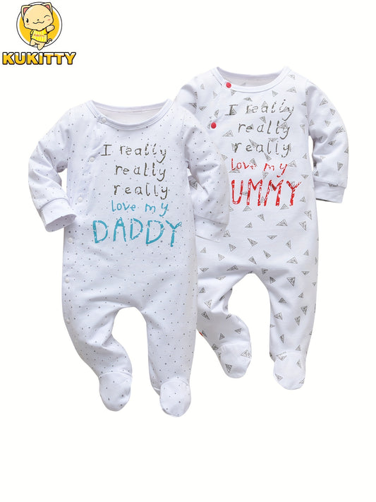 Baby Casual Jumpsuit - Long Sleeve – White option – main product image