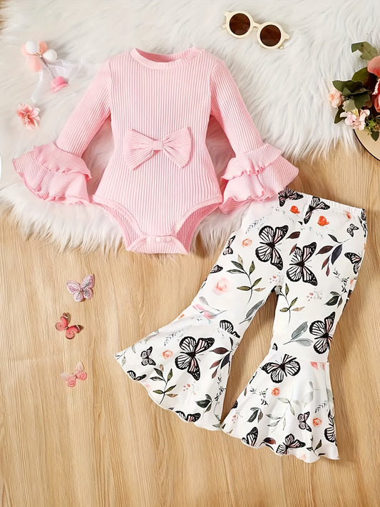Baby Girl Butterfly Outfit Set - Winter – main product image