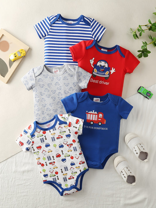 Baby Girl Cartoon Bodysuit – main product image