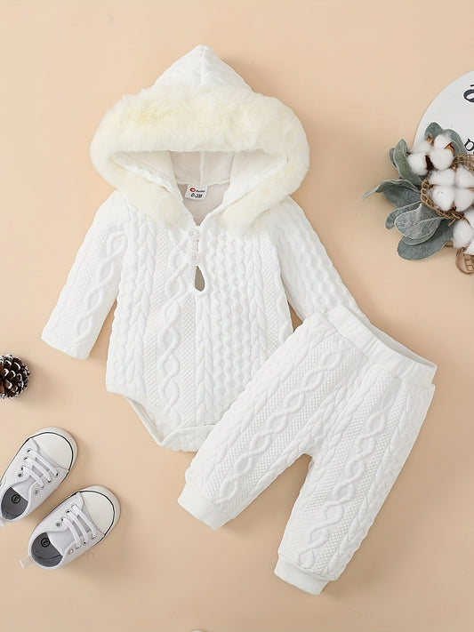Baby Girl Casual Outfit Set - Long Sleeve Winter – main product image