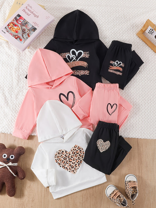Baby Girl Casual Outfit Set - Winter – Pink option – main product image