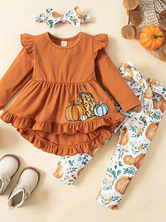 Baby Girl Casual Pants - Long Sleeve Fall – main product image
