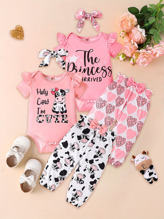 Baby Girl Clothing Sets - 2 Printed Outfit Sets – main product image