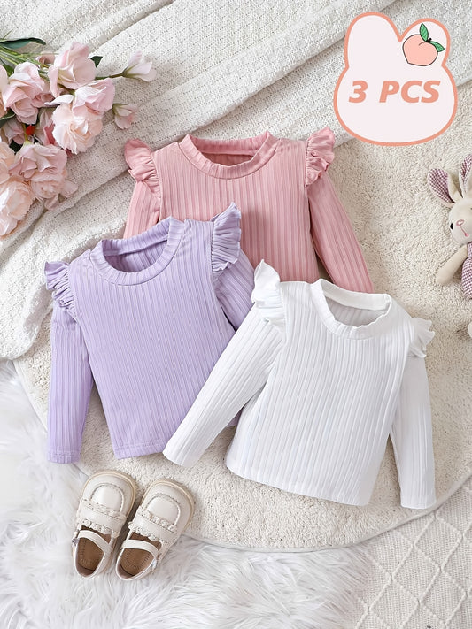 Baby Girl Plaid T-Shirt - Short Sleeve Fall – main product image