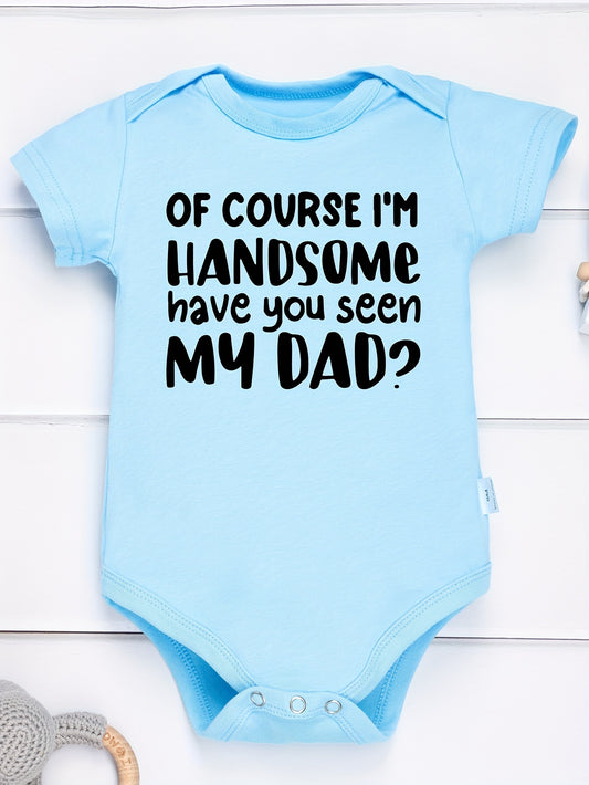 Baby Graphic Bodysuit – Sky Blue – main product image