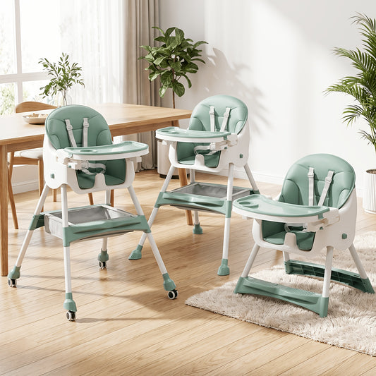 Baby High Chair - Foldable Adjustable 6-in-1 Height – main product image