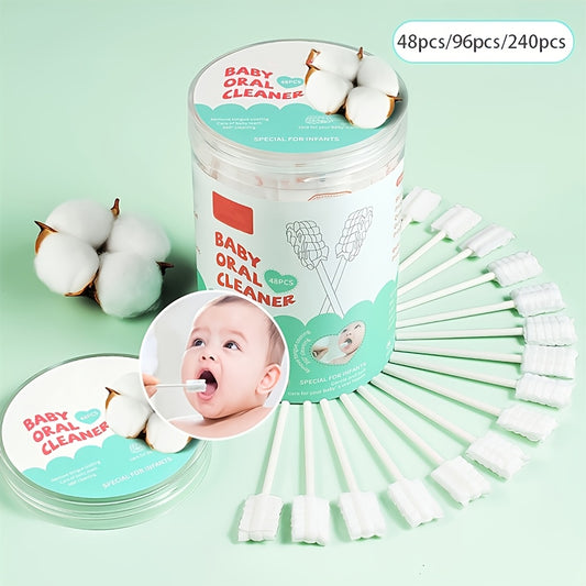 Baby Oral Care - 48-pcs Tongue Cleaner Toothbrush – main product image