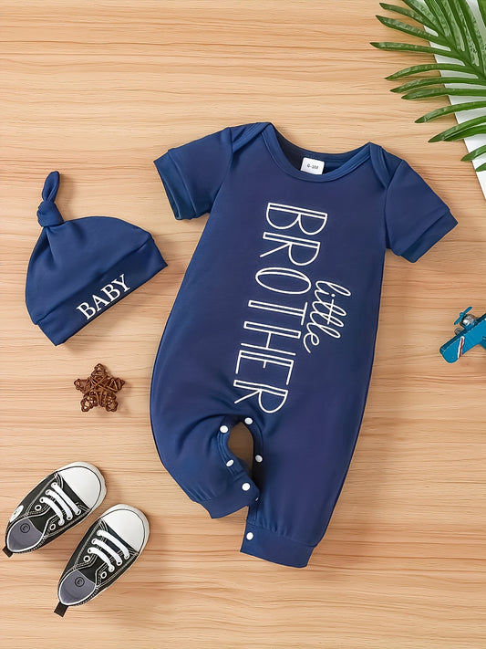 Baby Outfit Set - Graphic – Navy Color – main product image