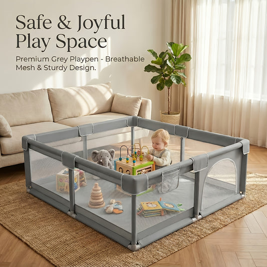 Baby Playpen - Breathable Inch Pens Metal – main product image