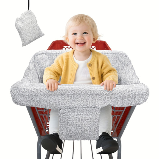 Baby Shopping Cart Seat Cover - Floral – main product image
