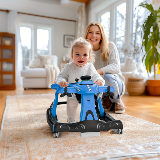 Baby Walker - Foldable Adjustable Padded 6-in-1 – main product image